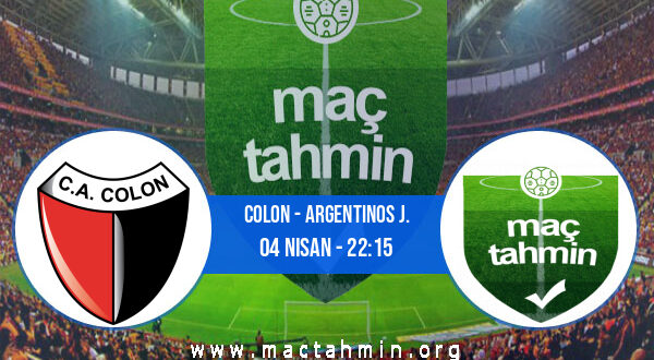 Colon - Argentinos J. İddaa Analizi ve Tahmini 04 Nisan 2021