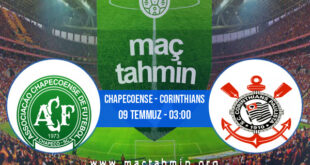 Chapecoense - Corinthians İddaa Analizi ve Tahmini 09 Temmuz 2021