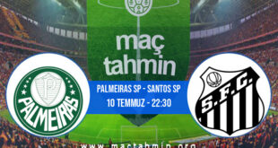Palmeiras SP - Santos SP İddaa Analizi ve Tahmini 10 Temmuz 2021