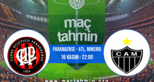 Paranaense - Atl. Mineiro İddaa Analizi ve Tahmini 16 Kasım 2021