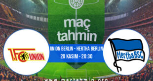 Union Berlin - Hertha Berlin İddaa Analizi ve Tahmini 20 Kasım 2021