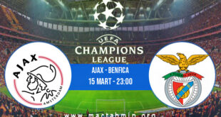 Ajax - Benfica İddaa Analizi ve Tahmini 15 Mart 2022
