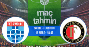 Zwolle - Feyenoord İddaa Analizi ve Tahmini 13 Mart 2022