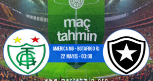 America MG - Botafogo RJ İddaa Analizi ve Tahmini 22 Mayıs 2022