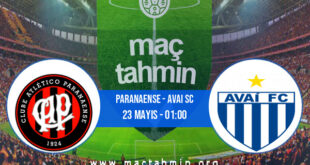 Paranaense - Avai SC İddaa Analizi ve Tahmini 23 Mayıs 2022
