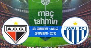 Atl Goianiense - Avai SC İddaa Analizi ve Tahmini 09 Haziran 2022