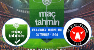 AEK Larnaka - Midtjylland İddaa Analizi ve Tahmini 26 Temmuz 2022