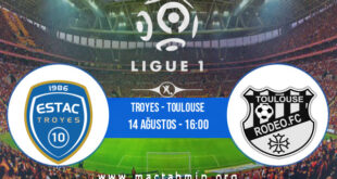 Troyes - Toulouse İddaa Analizi ve Tahmini 14 Ağustos 2022