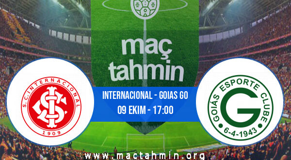 Internacional - Goias GO İddaa Analizi ve Tahmini 09 Ekim 2022