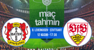 B. Leverkusen - Stuttgart İddaa Analizi ve Tahmini 12 Kasım 2022