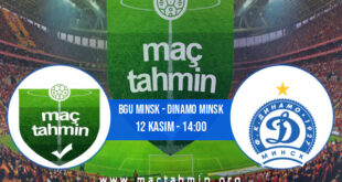 Bgu Minsk - Dinamo Minsk İddaa Analizi ve Tahmini 12 Kasım 2022