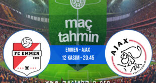 Emmen - Ajax İddaa Analizi ve Tahmini 12 Kasım 2022