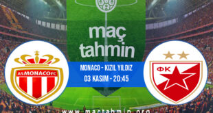 Monaco - Kızıl Yıldız İddaa Analizi ve Tahmini 03 Kasım 2022