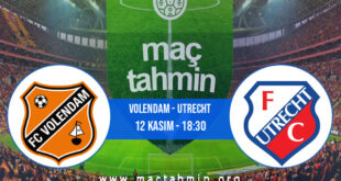 Volendam - Utrecht İddaa Analizi ve Tahmini 12 Kasım 2022