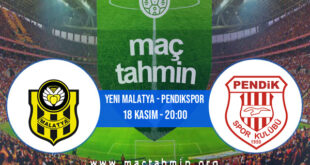 Yeni Malatya - Pendikspor İddaa Analizi ve Tahmini 18 Kasım 2022