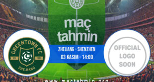 Zhejiang - Shenzhen İddaa Analizi ve Tahmini 03 Kasım 2022