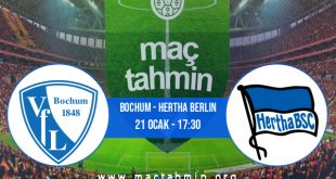 Bochum - Hertha Berlin İddaa Analizi ve Tahmini 21 Ocak 2023