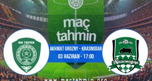 Akhmat Grozny - Krasnodar İddaa Analizi ve Tahmini 03 Haziran 2023